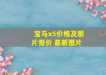 宝马x5价格及图片报价 最新图片